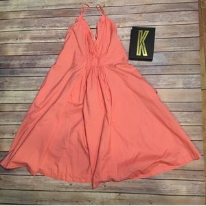 GAP Peach Pink Sleeveless Summer Spring Sun Dress